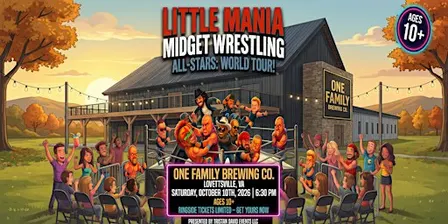 Little Mania Midget Wrestling All-Stars: World Tour in Lovettsville, VA!