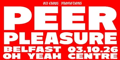 Old Crows Promotions Presents: Peer Pleasure + Support TBA