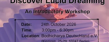 Discover Lucid Dreaming: An Introductory Workshop