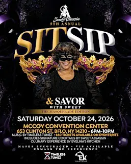 Sit, Sip & Savor with Sweet "Masquerade Edition"
