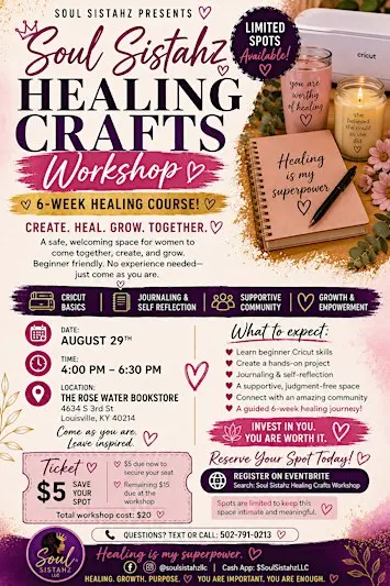 Soul Sistahz Healing Crafts Workshop