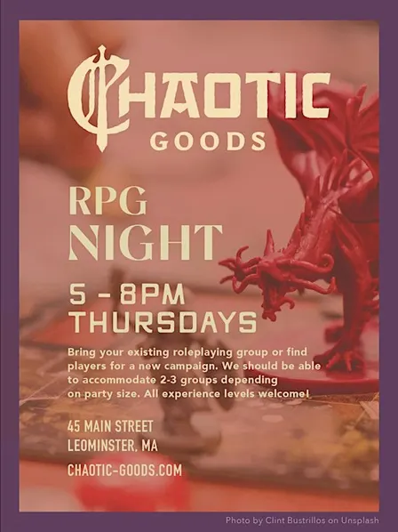 Chaotic Goods RPG Nights