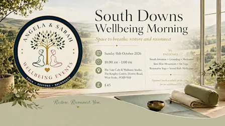 South Downs Wellbeing Morning: Yoga, Meditation & Sound Bath