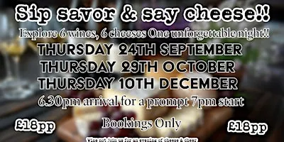 Cheese & Wine Night