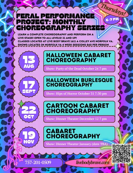 Feral Performance Project: Monthly Choreography Series