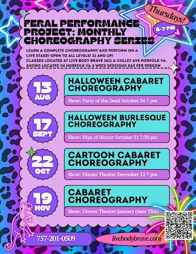 Feral Performance Project: Monthly Choreography Series