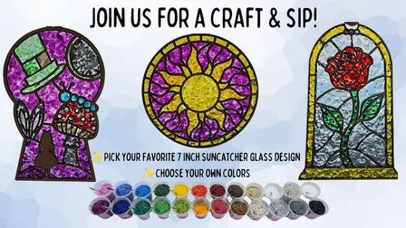 Craft & Sip - Glass Suncatcher Workshop - at Empourium Brewing!