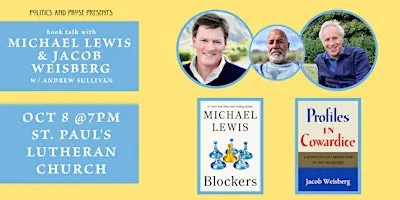 Michael Lewis & Jacob Weisberg  with Andrew Sullivan — at St. Paul's