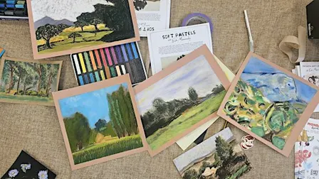 Painting Class: Paul Gauguin - Inspired Colourful Landscapes in Soft Pastel