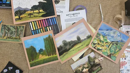 Painting Class: Paul Gauguin - Inspired Colourful Landscapes in Soft Pastel