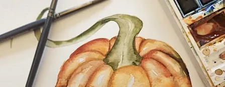 Watercolour Workshop: Pumpkin Studies - Seasonal Still Life