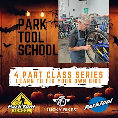 October: 4-Part Park Tool Bike Maintenance Class
