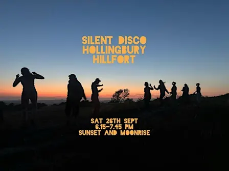 Daylight Disco Club- Hollingbury Hillfort sunset + moonrise silent disco