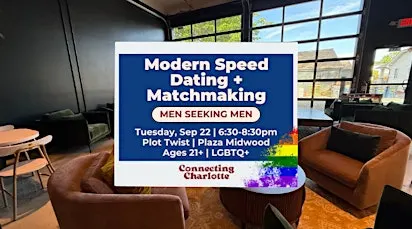 Men Seeking Men LGBTQ+ Speed Dating + Matchmaking| 21+
