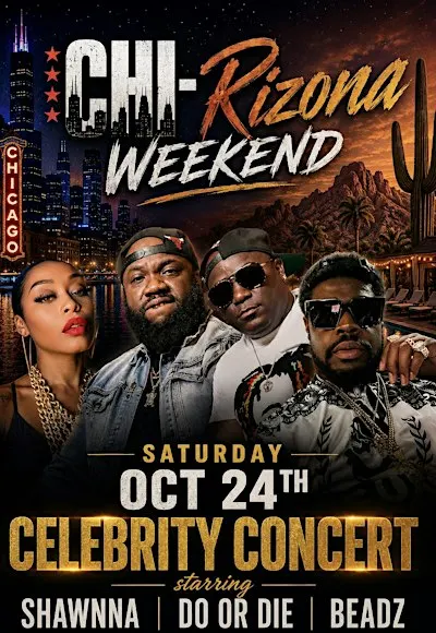 Chi-Rizona Celebrity Concert starring Do or Die - Shawnna - Beadz