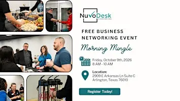 FREE Business Networking Event: Morning Mingle