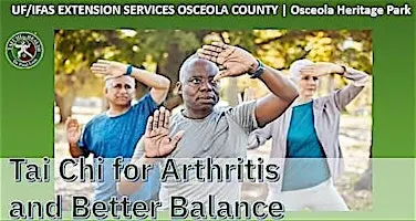 Tai Chi for Arthritis and Better Balance 9-Week Program $30