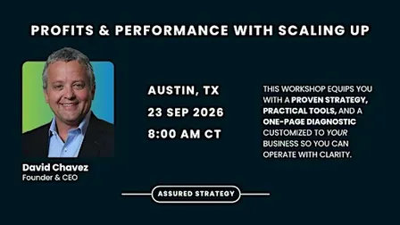 Profits & Performance with Scaling Up - Austin, TX -DC