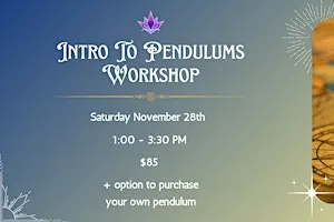 Intro to Pendulums Workshop