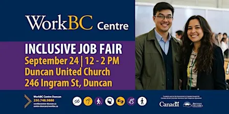 WorkBC Duncan Inclusive Job Fair