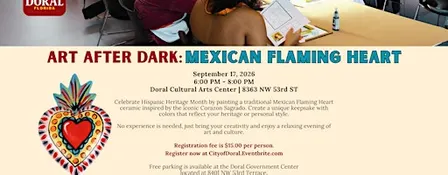 Art After Dark: Mexican Flaming Heart