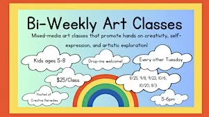Bi-Weekly Kids Art Group! (9/22)