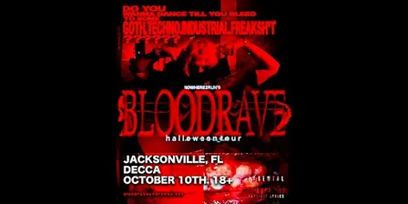 BLOODRAVE @ DECCA LIVE 10.10.2026