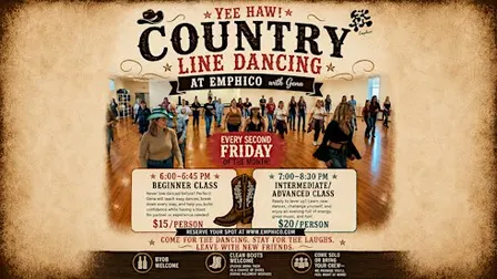 YEE HAW! Country Line Dancing - Advanced Class!