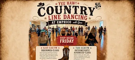 YEE HAW! Country Line Dancing - Beginner Class!