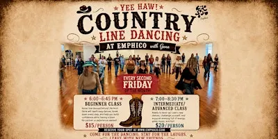 YEE HAW! Country Line Dancing - Beginner Class!