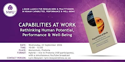 International Book Launch: Capabilities at Work