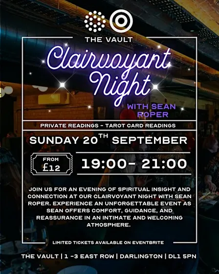 Clairvoyant Night with Sean Roper