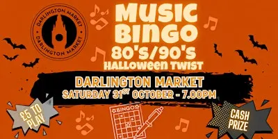 Music Bingo- 80's/90's Halloween Twist
