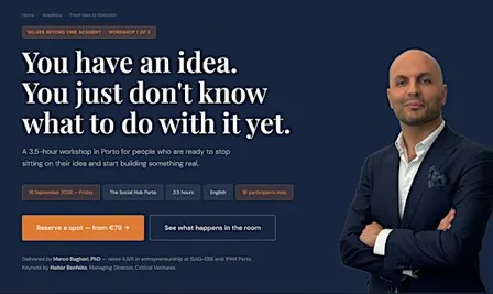 From Idea to Direction — A Hands-On Entrepreneurship Workshop in Porto