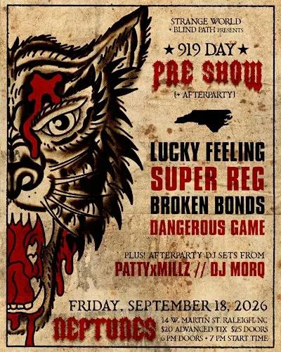 919 DAY PRE SHOW & AFTERPARTY