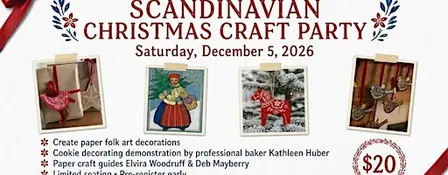 Scandinavian Christmas Craft Party