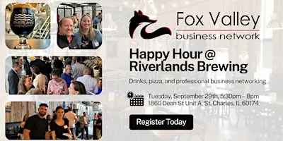 Fox Valley Business Network: Happy Hour @ Riverlands Brewing (September 29)