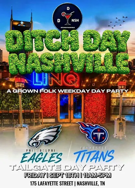 DITCH DAY Nashville Ep. 1 (Eagles vs Titans)