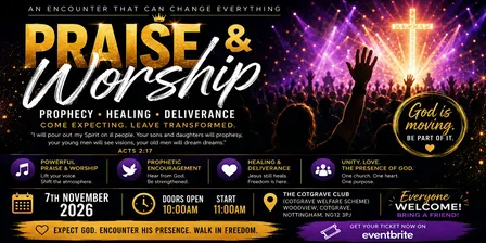 Praise, Worship, Prophecy, Healing & Deliverance ⭐