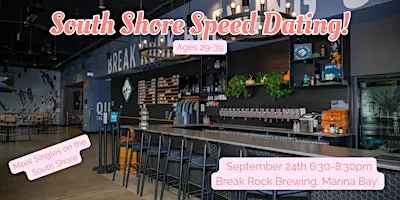 South Shore Speed Dating! Ages 29-39 (1 Drink Included)