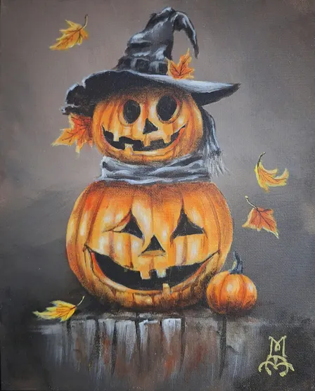 Double Trouble Acrylic Painting with Marco Aguilar
