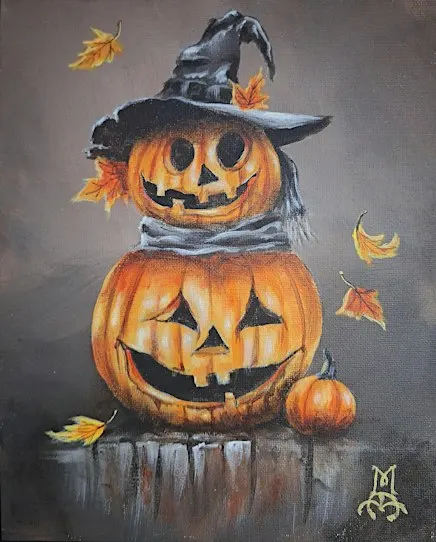 Double Trouble Acrylic Painting with Marco Aguilar