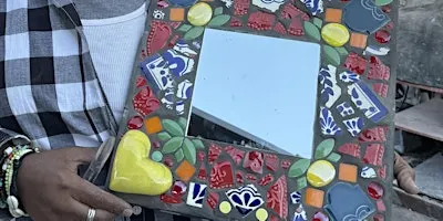 Mosaic Workshop: 12x12 Mirrors or Mural Pieces