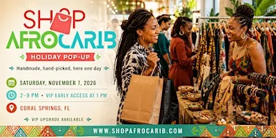 Shop Afro-Carib Holiday Pop-Up | Free Admission