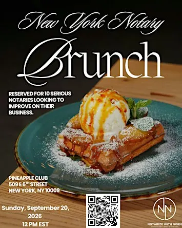 New York Notary Brunch