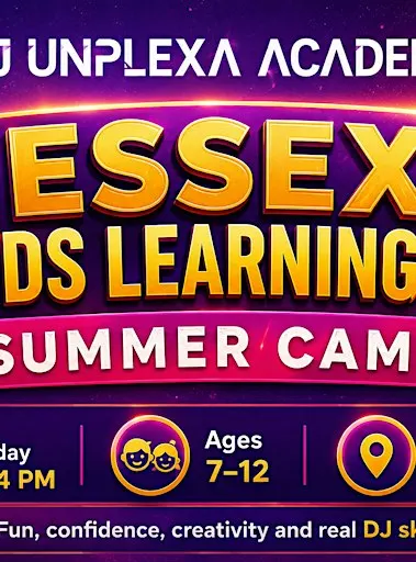 DJ Unplexa Academy | Kids DJ Summer Camp | Colchester (Ages 7–12)