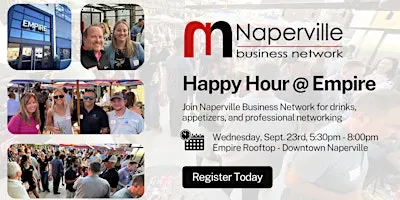 Naperville Business Network Event @ Empire's Rooftop (September 23)