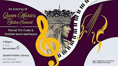 An Evening at Queen Marie's Salon Concert