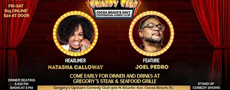Oct 2 Gregory's Comedy Club 8pm Show