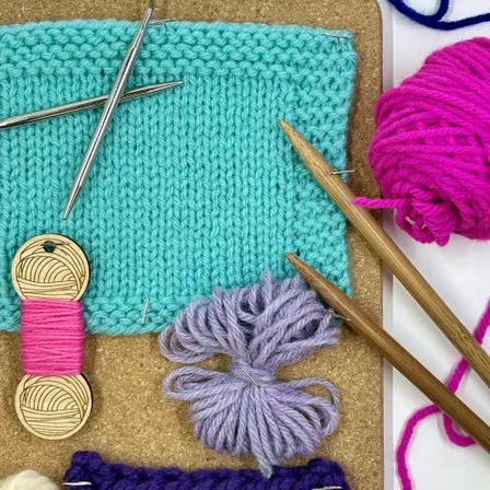 Knitting Crash Course craft workshop in Montgomery County, Md.